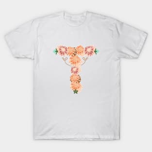 Letter T Floral T-Shirt